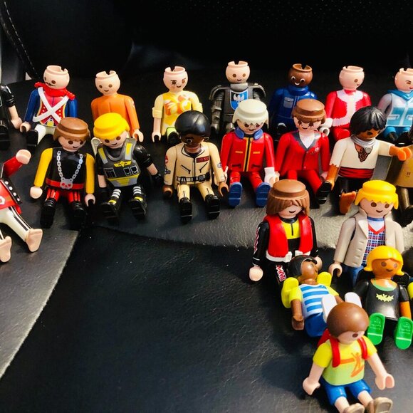 Lot of 32 Playmobil Figures – Adults, Kids, and Bonus Custom Parts – Mix & Match - Picture 2 of 7
